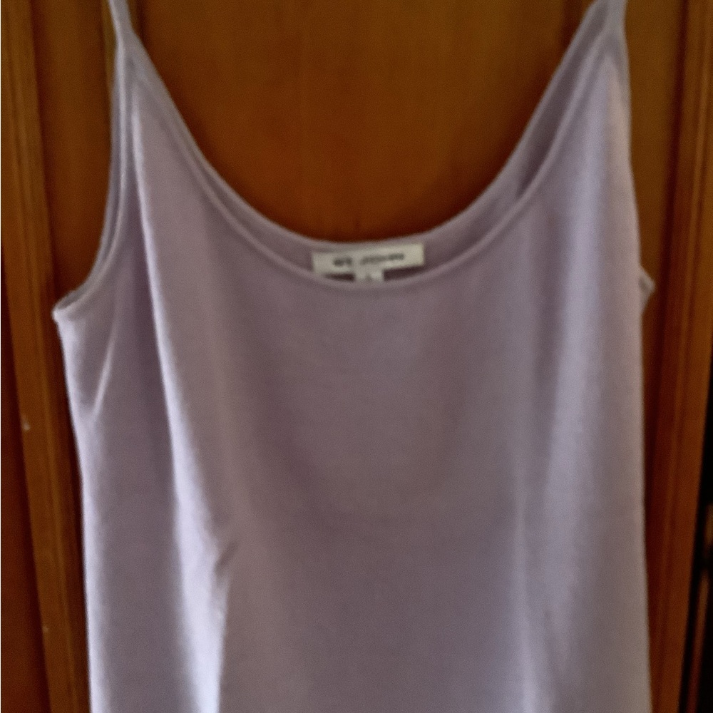 St. John Santana Knit Light Lavender Camisole